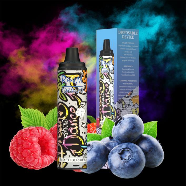 RandM Vape Schweiz | RandM Tornado 00P2291 6000 Airflow Control Vape Pod Gerät 1St gemischte Beeren